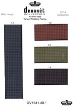 Devanet tartan 1541.40.1 rigid webbing for belts